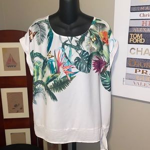 Christopher & Banks tropical top